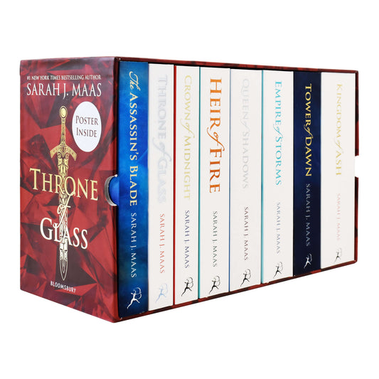 Throne of Glass by Sarah J. Maas 8 Books Set - Age 12+ - Paperback