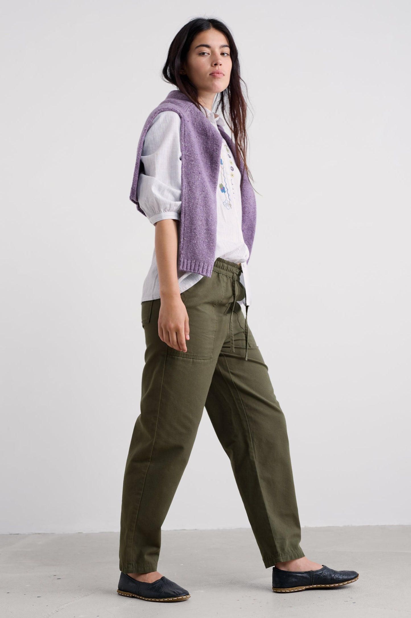 Sholl Trouser in Organic Cotton Canvas