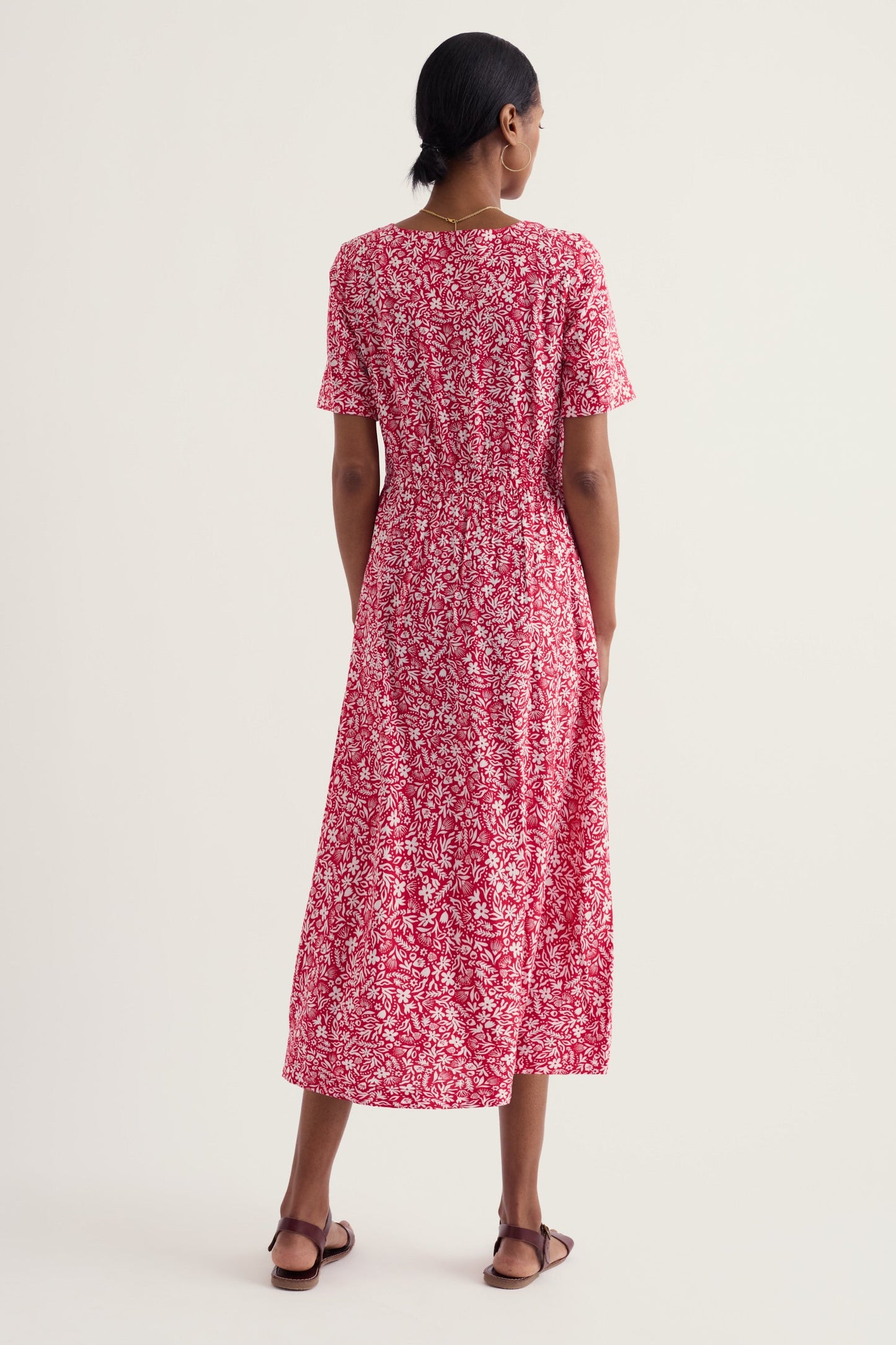 Tilly Short Sleeve Midi Dress