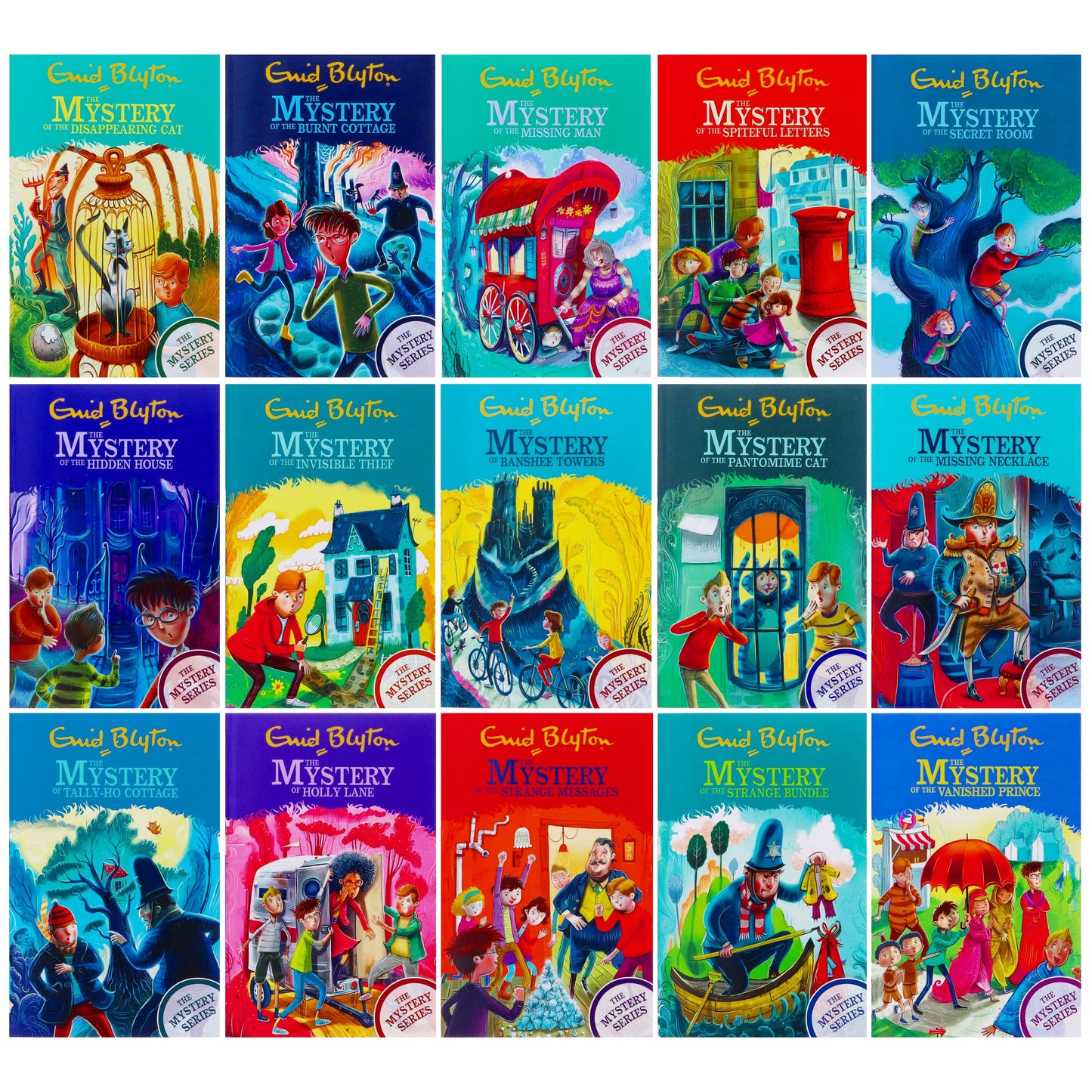 The Mystery Series Find-Outers Complete 15 Books Collection Box Set by Enid Blyton ¨C Ages 9-14 ¨C Paperback