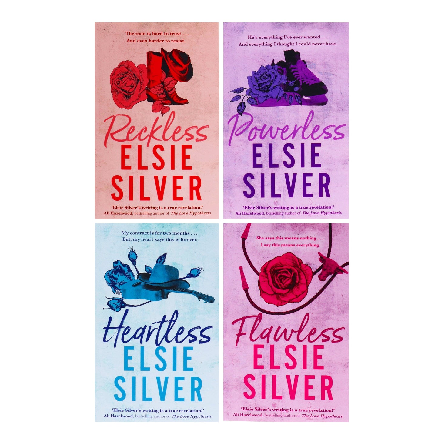 Chestnut Springs Series by Elsie Silver: 4 Books Collection Set - Fiction - Paperback