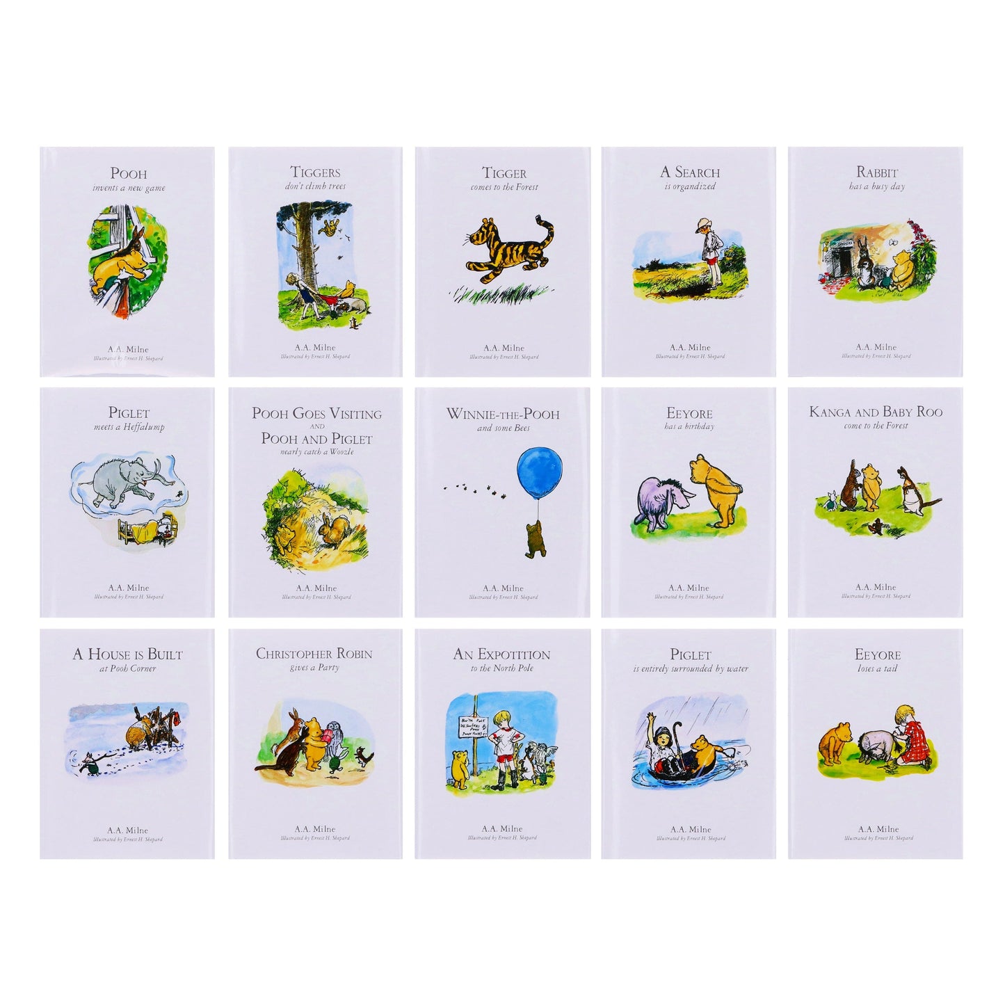 Winnie the Pooh Complete Collection 30 Books Box Set by A. A. Milne - Ages 3+ - Hardback